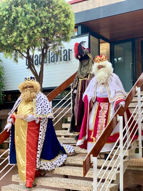 Visita de los emisarios de los Reyes Magos